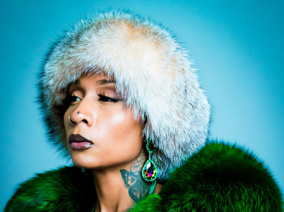 Red Silver Fox Headband