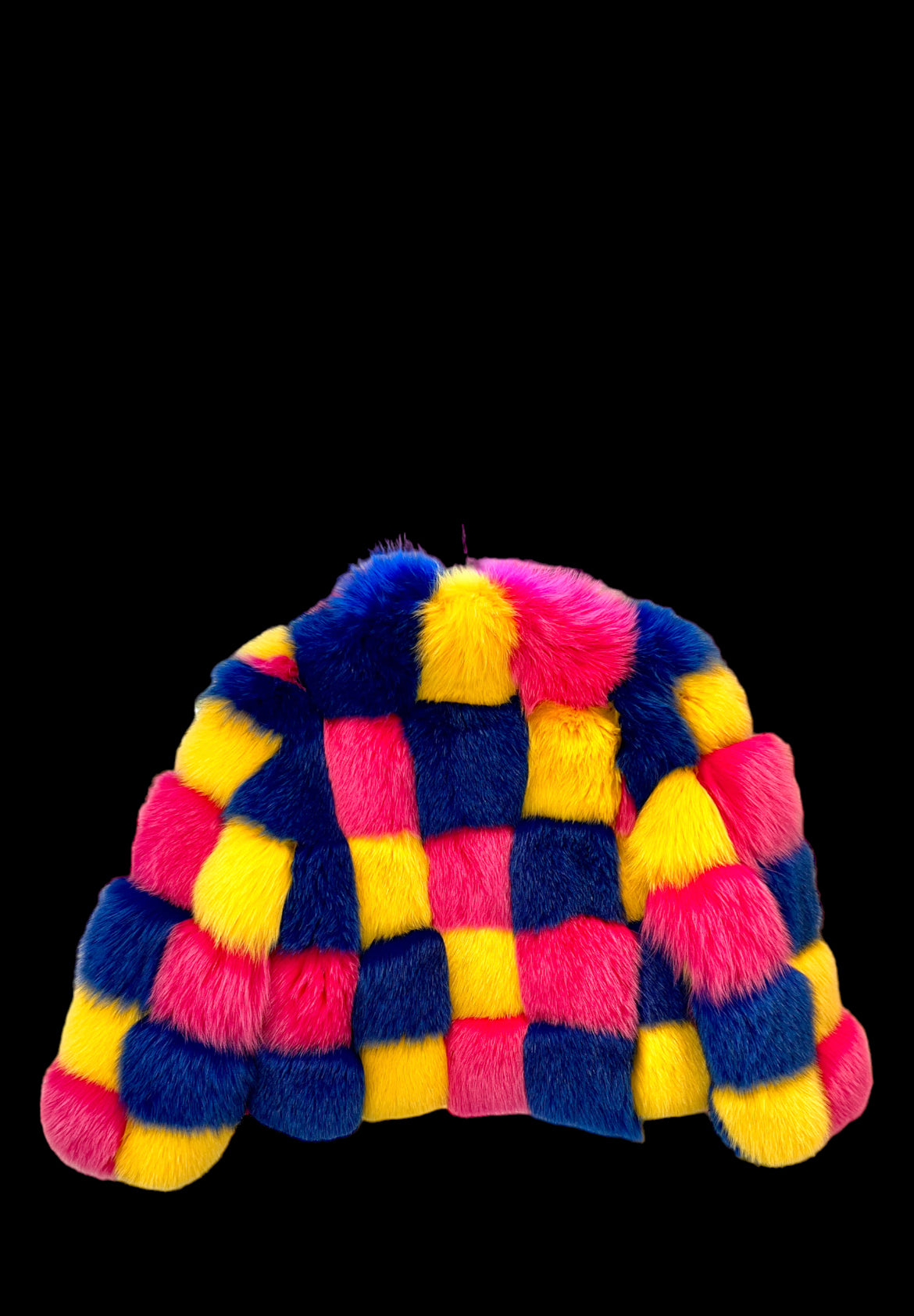 Children’s Checkered Fox Fur