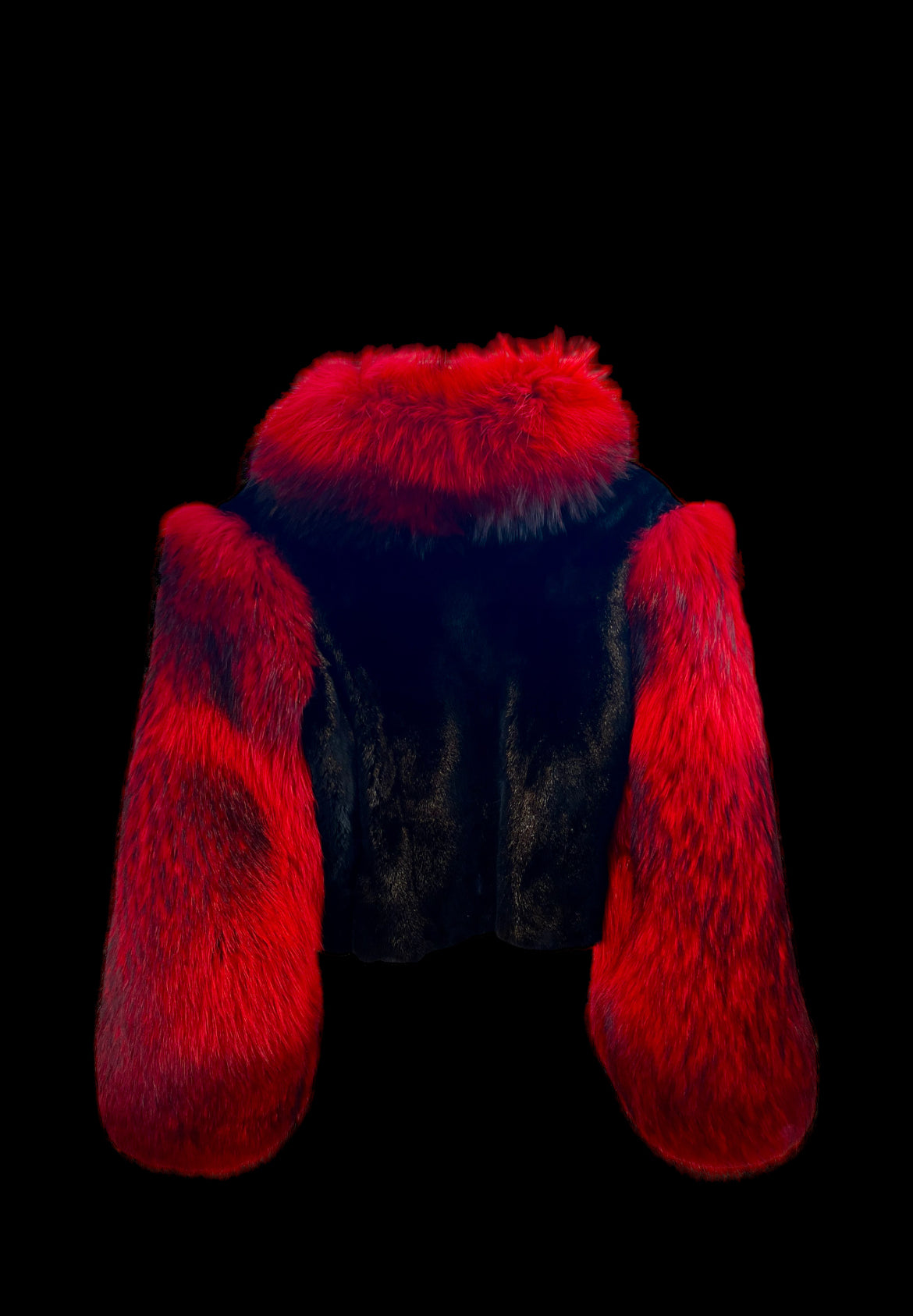 Red Fox - Mink Two Toned Jacket