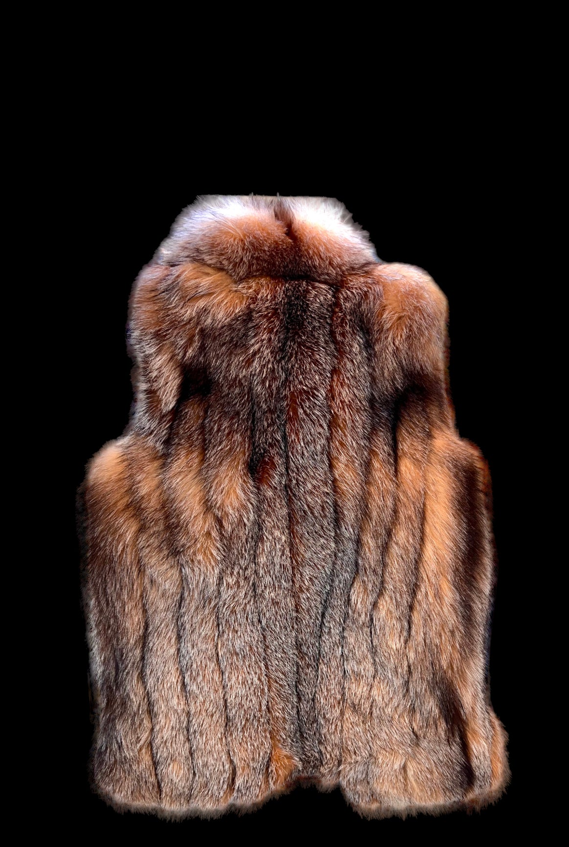 Silver Fox & Chestnut Fox Vest