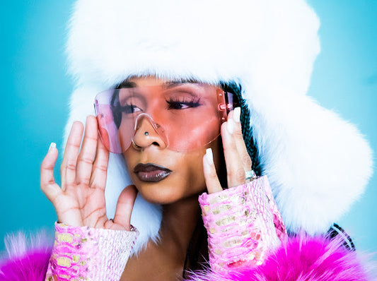 Pure White Fox Winter Hat